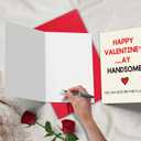 2 x TQDaiker Funny Valentine's Day Card for Boyfriend,Rude Valentines Day Card for Men Him,Naughty Valentine's Day Card for Husband Fiance,Envelope Included.