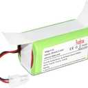 Replacement Battery for ILIFE A4, A4s, A4s Pro, A6, A7, A8, A9, V7, V7s, V7s Plus W400 W400s W450 X620, Y8H4 Ecovacs Deebot CEN660 CR120 CR130 DG800 X500 Robot Vacuum Cleaners, 14.4V/14.8V 2600mAh