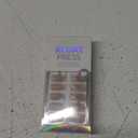 BTArtbox Press On Nails Short - Cat Eye French Tip Press On Nails Coffin, Light Weight & Fit Perfectly Nail Tips, Natural Fake Nail with Glue, Glue On Nails in 16 Sizes - 30 Nail Kit, Milky Way