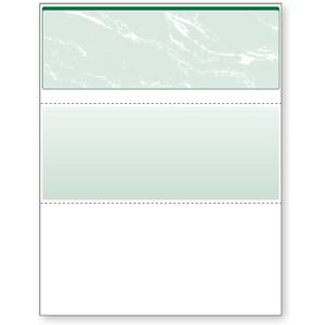 DocuGard Green Marble Top Check, 8.5 x 11 Inches, 24 lb, 500 Sheets, 1 Check Per Sheet (04502)