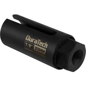 DURATECH O2 Oxygen Sensor Socket 3/8" Drive x 7/8"(22mm), Oxygen Sensor Remover Tool Chrome-Vanadium Steel with Side Wire Gate, O2 Removal and Installation
