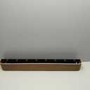 Kazai. Wall-Mounted Coat Rack 'Toke' - Modern Design with Hidden Wall Hooks - Solid Wood Veneer Panel Coat Hanger - Walnut
