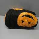 Smoofy Throw Blanket Halloween Blanket with Orange Pumpkin Black Throw Blankets for Bed and Couch Soft Fluffy Fleece Blanket 60x80 inches