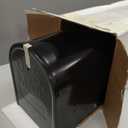 BlissBoard Black Metal Mailbox, Galvanized Steel Outside Mailboxes, Standard Medium Capacity, 20 x 8.7 x 6.7 Inches