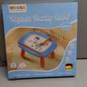 Kikidex Magnetic Drawing Board, Toddler Girl Toys for 1-2 Year Old, Doodle Board Pad Learning and Educational Toys for 1 2 3 Year Old Baby Kids Birthday Gift(Light Blue)