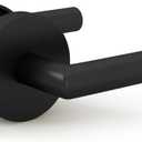 Mega Handles Ronn Passage Lever Door Handle Set for Hallway, Closet and Bathroom, Heavy Duty Door Levers, Fits All Standard Door Sizes, Screws Included - Matte Black (1 Pack)