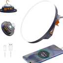 10000mAh 4000LM Flashlight Portable LED Camping Lantern Rechargeable Light 30W with Digital Power Display and Magnet , IPX5 Waterproof Tent Lights Power Failure Emergency Light