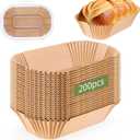 200pcs Loaf Pan Liners, Loaf Pan Liners for Baking 9x5inch, Bread Pan Parchment Liner, Bread Pan Liner for Baking (200)