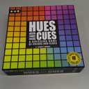 HUES and CUES - Vibrant Color Guessing Board Game for 3-10 Players Ages 8+, Connect Clues and Guess from 480 Color Squares