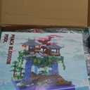 Cherry Blossom Bonsai Tree House Building Block Sets 3320PCS Chinese Architecture of Peach Blossom Micro Mini Building Set Toy Gift for Kids Adults