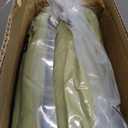 FUANNA Queen Comforter Set Olive Green, 7 Pieces Soft Bedding Sets Queen Size, All Season Lightweight Bed in a Bag with Comforter, Flat Sheet, Fitted Sheet, Pillowcases & Shams