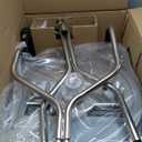 20" Pressure Washer Surface Cleaner with 304 Industrial-Grade Stainless Steel Housing, Dual Handle, Driveway Pressure Washer Attachment, 2 Replacement Nozzles, for Concrete, Sidewalk, Deck, 4500 PSI