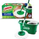 Libman Tornado Spin Mop System | Mop and Bucket with Wringer Set | Mops for Floor Cleaning | 1 Mop Head Included
