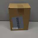 Vicenpal Fireplace Lanterns Decorative Flameless Red Brick Tabletop Fireplace Indoor Battery Operated Fire Place USB Operated for Table Christmas Decorations