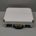 Victrola Journey Bluetooth Portable Suitcase Record Player  with Built-in Speakers, 3 Speed Vinyl Record Player, RCA Out, Headphone Jack (White)