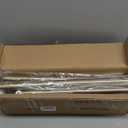 Mayrhyme Antique Bronze Wrap Around Curtain Rods,1 Inch Diameter Curtain Rod for Windows 28 to 150 Inch, Adjustable Drapery Rod with Zinc Alloy Doubledeck Finials and Aluminum Center Brackets