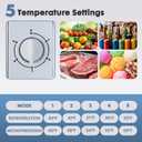 DUMOS 3.2 Cu.Ft Mini Fridge with Freezer, Single Door Small Refrigerator