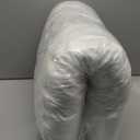 Body Pillow for Adults - Soft Long Bed Pillows Insert for Sleeping - Shredded Memory Foam & Removable Washable Cover - Swan Shaped Side Sleeper Pregnancy Pillow 49 Inch (White)