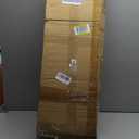 73" H45" W Rattan Outdoor Privacy Screen Freestanding for Patio, Balcony Metal Privacy Screen and Room Divider for Garden, Apartment, Deck(Beige)a