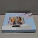 ZEEYUAN Rotating Acrylic Photo Frame DIY Multiple Picture Frame 5 Double Sides/Insert 10 Pcs of 4x6 Inch Photos,360 Rotation Windmill Picture Frame Desktop Photo Display (Transparent)