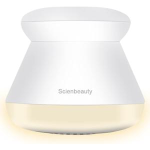 Scienbeauty Fabric Shaver Fuzz Remover Rechargeable, Electric Lint Remover with Light, Sweater Shaver with Stainless Steel 6-Blades, Dual Protection for Fuzz, Lint, Pills, Bobbles Removing