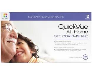 Quidel QuickVue At-Home OTC Test Kit, 4 Pack