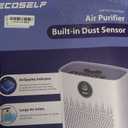 Air Purifiers for Home Large Room, Cover Up to 2400 Ft with True HEPA Filter, Smart Mode, PM2.5 Air Quality Display, 22dB Sleep Mode, Aromatherapy with 2X-Purification & 360Air Outlet, HAP603, White