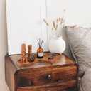 Uiifan Wood Cloud Perfume Tray Irregular Jewelry Decorative Tray for Women Trinket Dish Ring Holder Dish Room Aesthetic Decor Birthday Housewarming Gift(Brown)