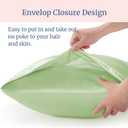 3 x BEDELITE Satin Pillowcase for Hair and Skin, Super Soft Similar to Silk Pillow Cases 4 Pack with Envelope Closure, Cooling Pillowcases for Women Men (20"x36" King Size, Gleam)