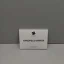 OMIRO 9.3" L x 6.6" W Hand Mirror, All Black Handheld Mirror with Handle