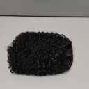 Short Afro Kinky Curly Ponytail Hair Piece for African American Ponytail Extension Synthetic Afro Kinky Curly Ponytail for Women (Black(1B#))