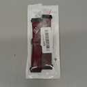 2 Pack Quick Release Braided Bands - 18mm 19mm 20mm 22mm 24mm Solo Loop Adjustable Soft Band for Women Men (Smoke Purple+Wine Red)