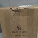 Cozy Bliss Faux Fur Throw Blanket for Couch, Fuzzy Soft Plush Thick Bubble Blanket for Sofa Bedroom Living Room, 60 * 80 Inches Light Grey