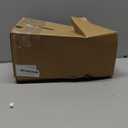 Timer: White Ceramic Christmas Village Houses, 3Pcs Light Up Christmas Village Sets with 4Pcs Trees, LED Lighted Tabletop House Figurines for Home Decor, Winter Holiday, Xmas Gift