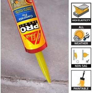 Sikaflex Concrete Fix Construction Sealant, 10.1-Oz
