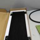 Low Pressure Drop Transmission Oil Cooler LPD47391 4739 40,000 GVW with Mounting Hardware (Black)