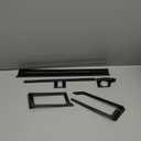 Carbon Fiber Central Control Dashboard Air Vent Panel Cover Trim Accessories for Mitsubishi Outlander 2022-2025