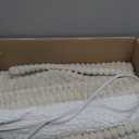 Bedsure GentleSoft Heated Blanket Throw - Soft Ribbed Flannel Electric Blanket, Heating with 4 Time Settings, 6 Heat Settings, and 3 hrs Timer Auto Shut Off, Gifts for Grandma (50x60 inches, Cream)