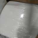 MAYFAIR 1844CP 000 Toilet Seat with Chrome Hinges will Never Come Loose, ELONGATE , White