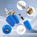 4-in-1 Turbo Nozzle Pressure Washer, 2.0 Orifice Quadruple Turbo Nozzle, 360 Rotating Turbo Nozzle with 1/4" Quick Connector, 4000 PSI