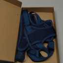 No Pull Dog Harness for Small Medium Large Dogs - Adjustable 2 Layer Mesh Dog Vest with Dual Clip, Escape Proof, Quick Release, Lightweight Breathable Mesh for Walking Hiking (Prussian Blue, S)