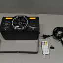 DJ Party Lights, 80W 6IN1 LED DJ Disco Light DMX & Remote Control, RGBW Bee-Eye Effect - Multi Patterns - Strobe Effect, Sound Activated Stage Light for Wedding Dance Gig Bar Rave