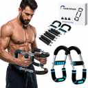 Twister Arm Trainer for Men & Women - Adjustable Power Twister, Upper Body Strength Training Equipment for Home Gym, Chest Expander, Biceps Workout Machine