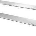 Hally Double Overshelf of Stainless Steel 12'' x 72'' Weight Capacity 420lb, Commercial 2 Tier Shelf for Prep & Work Table in Restaurant, Home or Kitchen