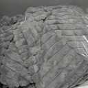 4FT Giant Bean Bag Chair for Adults with Washable Corduroy Cover,Light Grey, Large