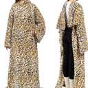 PAVILIA Blanket with Sleeves for Adult Women Men, Soft Warm Wearable Blanket Fleece Wrap Throw, Robe Blanket Gift