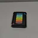 Weekly Pill Organizer, 1 Dispenser, 7 Stackable Compartments Four Times-a-Day - Morning, Noon, Evening, and Bedtime, Black