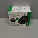 Medisana Hand Massager with Heat and Compression, Cordless Hand Massager for Arthritis and Carpal Tunnel Relief, Knuckle Stretching Massage, Birthday Christmas Gifts for Men Women Dad MomBlack