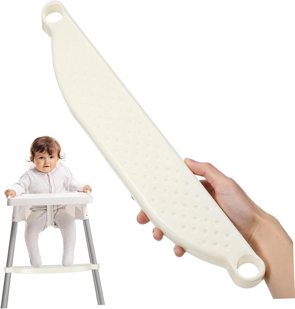 Highchair Footrest Attachment Plastic Footstool for Fits Various Highchairs Provides Supportive Structure for Mealtime Comfort