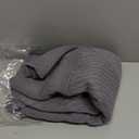 Large Dog Sweater, Thermal Knitted Dog Sweater for Cold Weather,Turtleneck Long Sleeve Cable Knitwear, Large Solid Pullover Pet Sweater for Medium Large Dogs SM Bule (Blue)